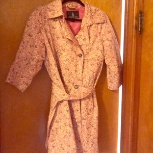 London Fog paisley trench coat